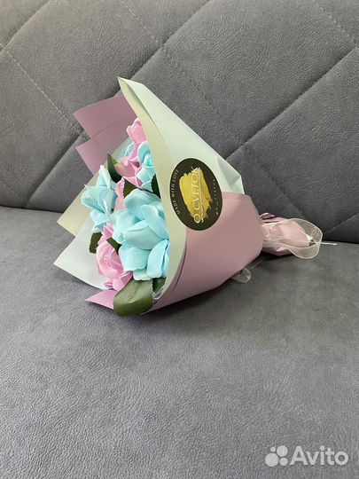 Букет из мыльных цветов