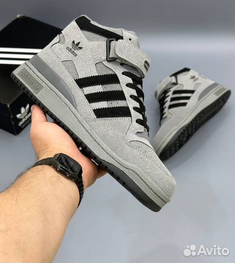 Мужские зимние Adidas Forum с мехом