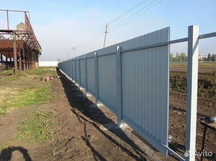 Установка забора под ключ