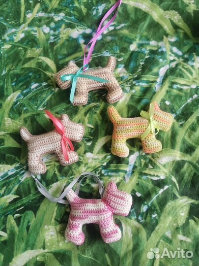 Курочки вязаные