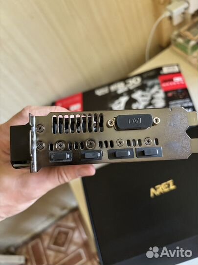 Видеокарта rx580 asus arez dual OC 8gb