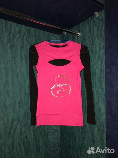 Лонгслив ажурный