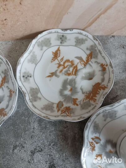 Кофейные чашки с блюдцами, Япония