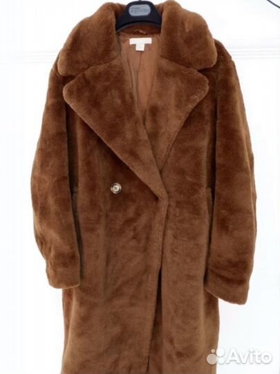 Шуба длинная HM Premium искусственный мех