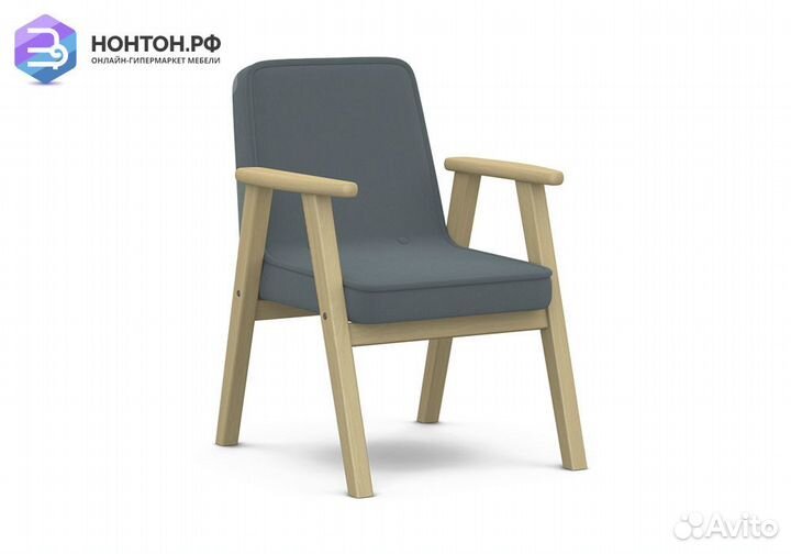 Кресло Ретро серое