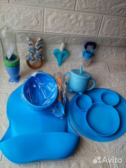 Силиконовая посуда для малышей