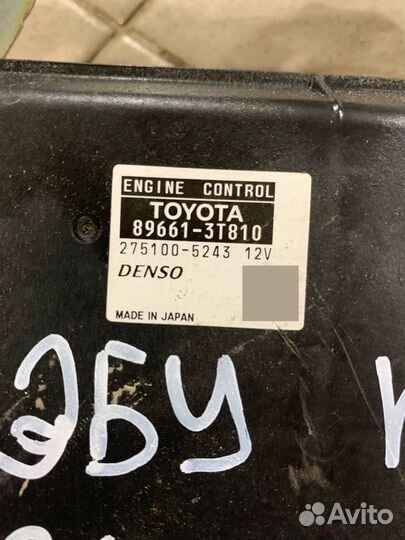 Блок управления двигателем Toyota Camry 40 3365