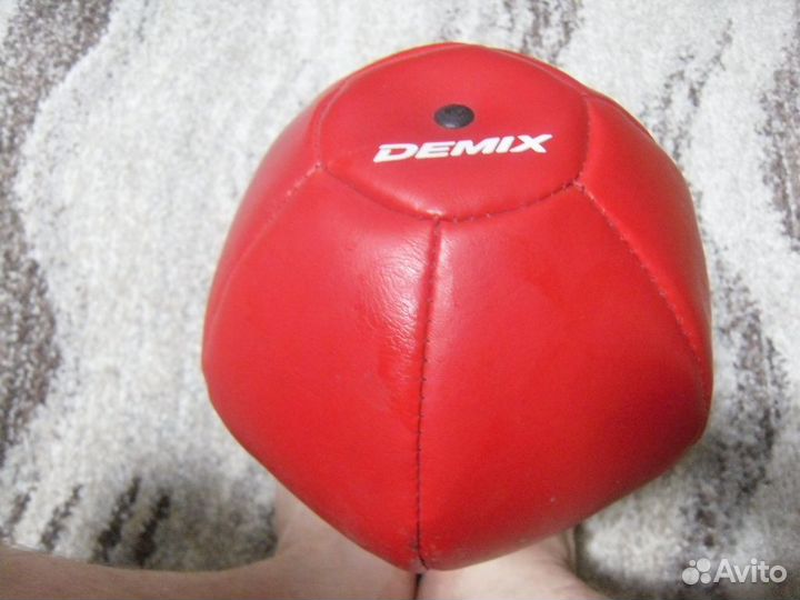 Боксерская груша кожаная надувная