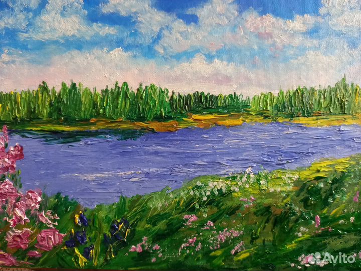Картина Река детства