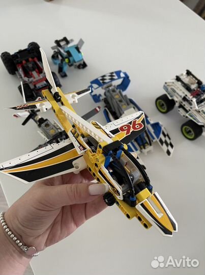 Lego technic оригинал 6 наборов в сборе пакетом