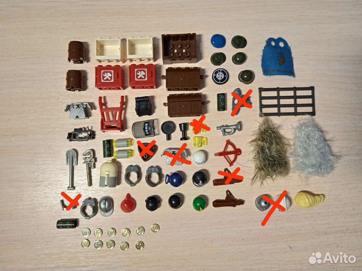 Lego оружие и аксессуары к минифигуркам