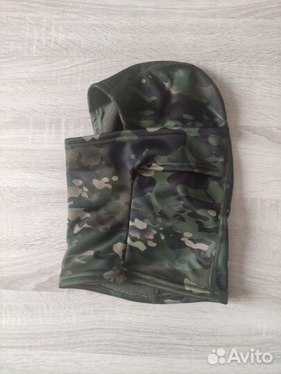 Балаклава теплая флисовая камуфляж