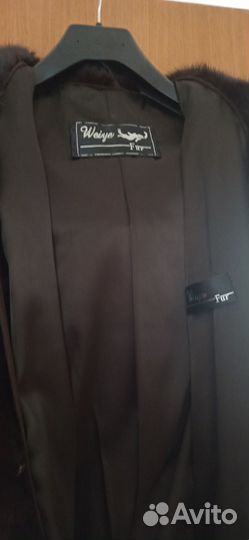 Шуба норковая автоледи 44 46 коричневая