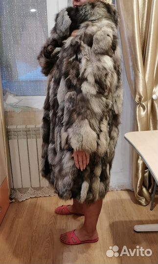 Шуба из песца