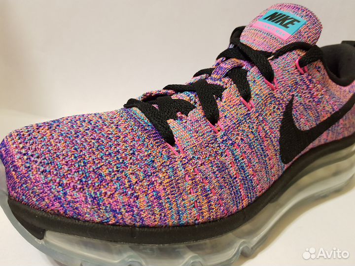 Nike flyknit MAX us-6.5 женские