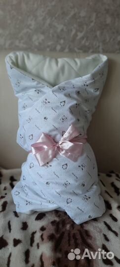 Новое Одеяло-конверт на выписку малыша