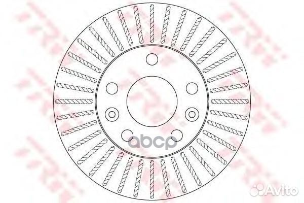 Диск тормозной передний TRW DF6200 DF6200 TRW