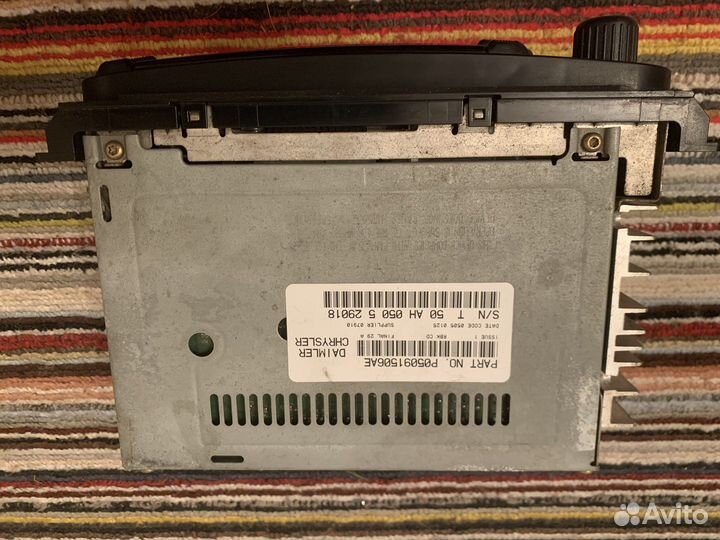 Магнитола chrysler voyager, caravan