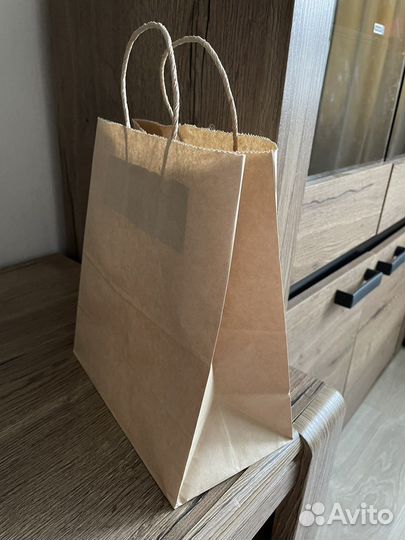 Крафт пакеты с ручками