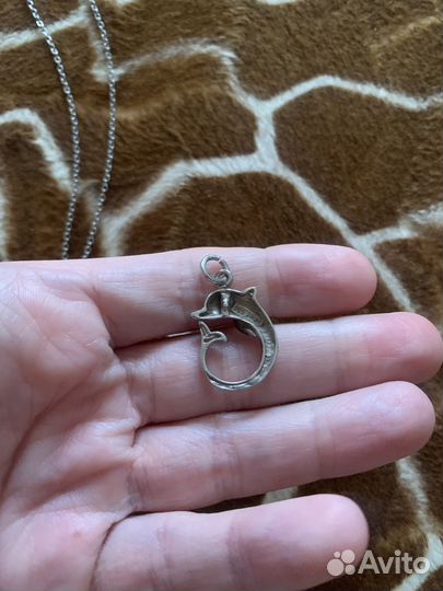 Dolphin дельфин sun кольца колье кулон