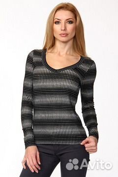 Новая футболка Roccobarocco черная женская