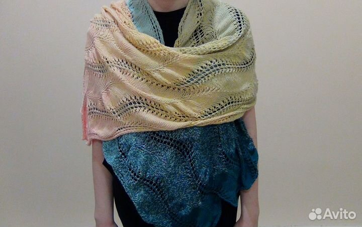 Бактусы, шали ручной вязки