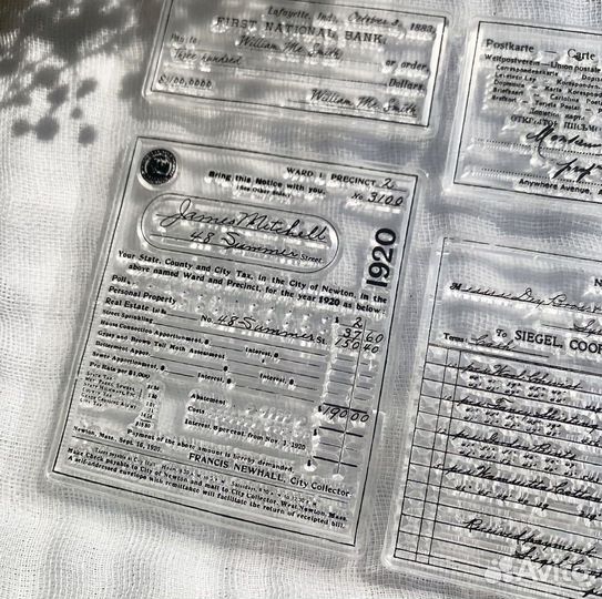 Набор силиконовых штампов для скрапбукинга