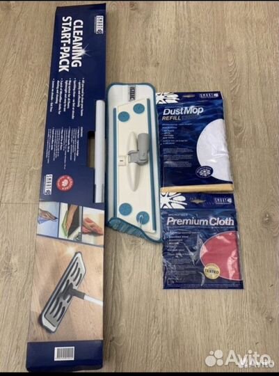 Подарочный набор швабры Smart белый кот