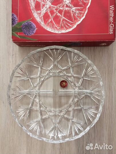 Хрустальные стаканы,стопки, Салатница