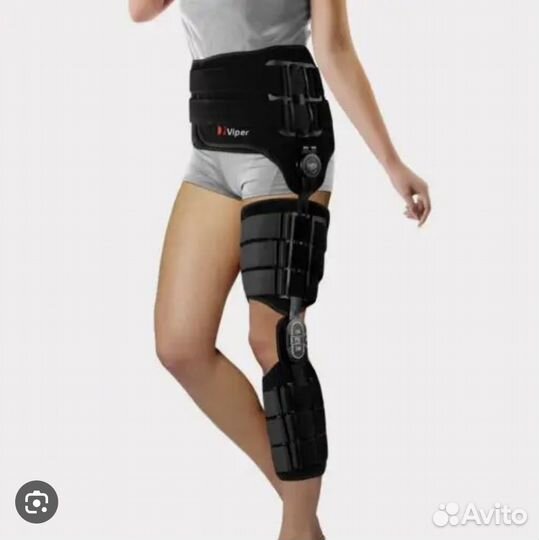 Коленно бедренный ортез с регулировной подвижности