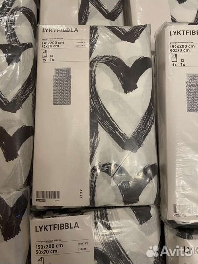 Постельное белье Икеа Ликтфиббла