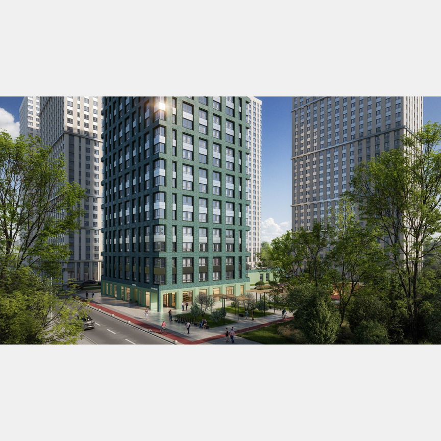 Квартира-студия, 34 м², 16/32 эт.