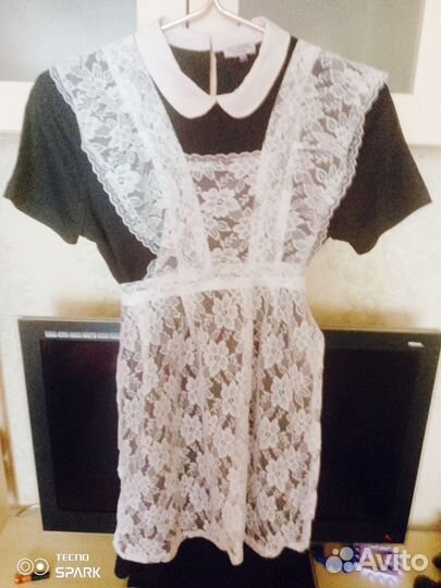 Школьное платье, форма, фартук