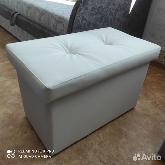 Пуфик с ящиком
