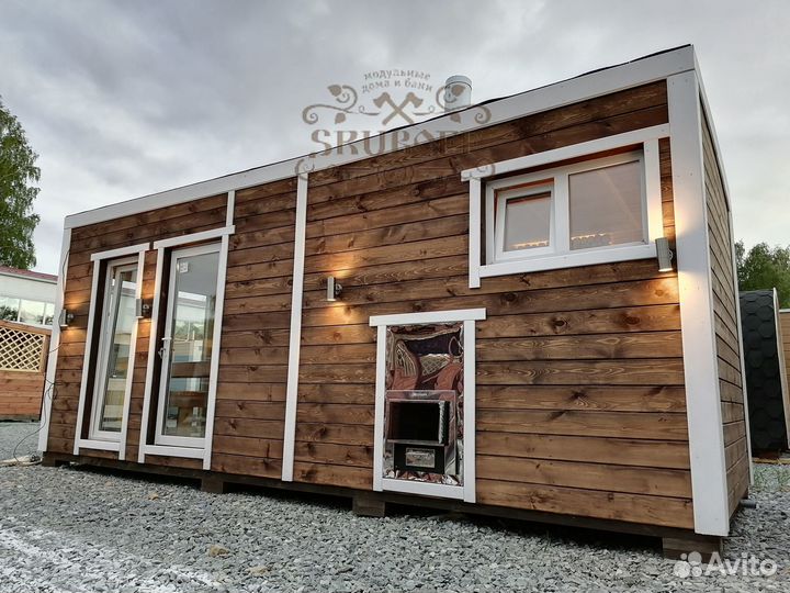 Баня каркасная