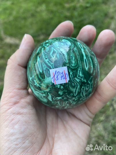 Шар малахит