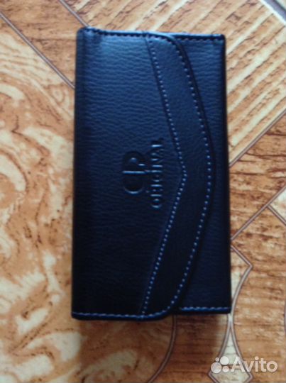 Чехол для телефона 120/65 мм кожаный, крепится на