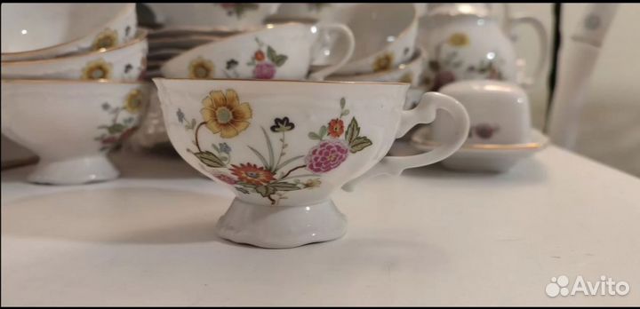 Чайный сервиз костяной Япония, sone5496