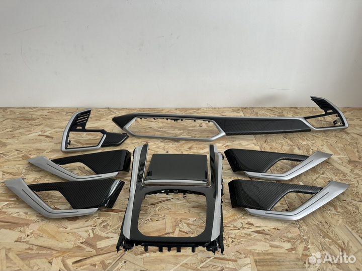 Декоративные планки в салоне Карбон Бмв X6 G06