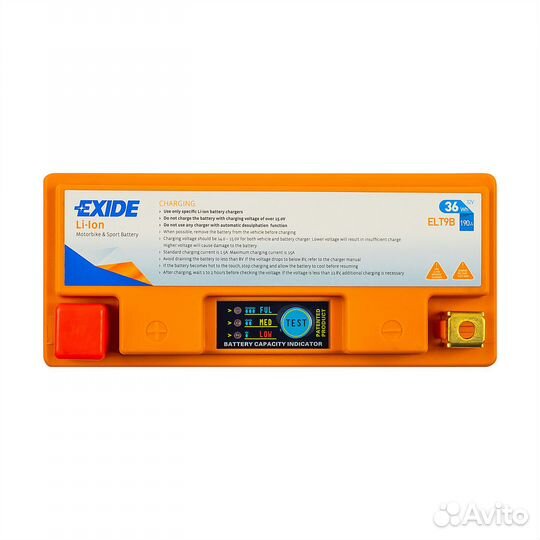 Аккумулятор exide Li-ion elt9b 36Wh 190А (EN)