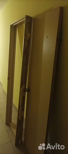 Дверь межкомнатная 2000 * 600 с коробкой б/у