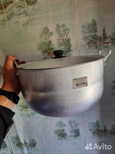 Кастрюля алюминиевая 10 литров