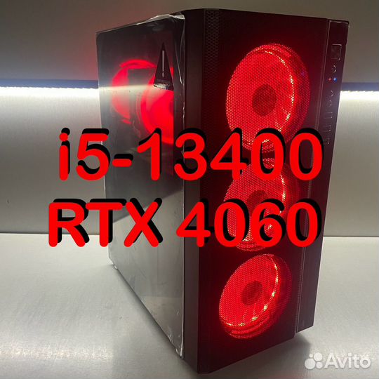 Новые игровые i5-13400 /RTX 4060 /16GB /SSD 512GB