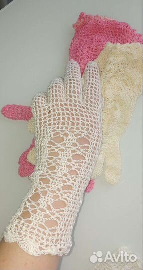 Эксклюзивные Вязаные перчатки ручной работы (выс)