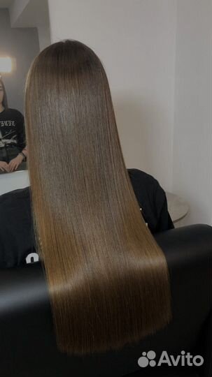 Кератиновое выпрямление