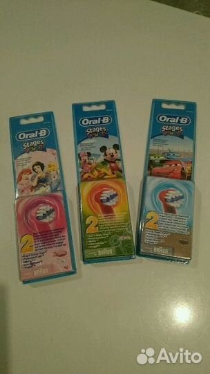 Насадки для детских электрических щеток Oral-b