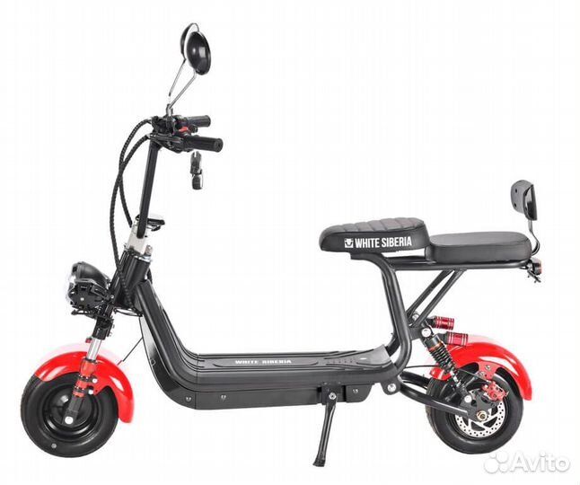 Электроскутер white siberia mini R 1200W