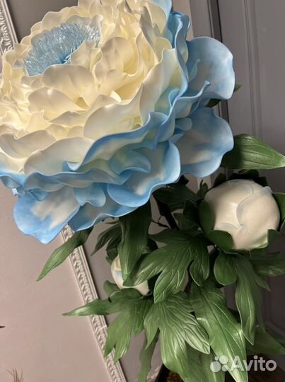 Пион светильник,композиция