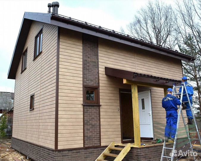 Сайдинг виниловый VOX System MAX-3 орех, ясень, бу