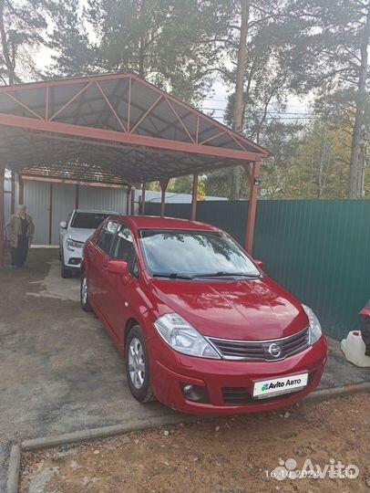 Nissan Tiida 1.6 AT, 2010, 185 600 км